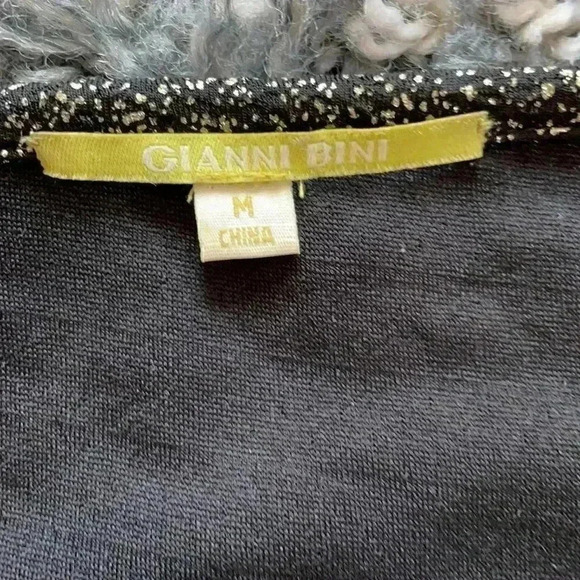 Gianni Bini Gold fleck fit and flair dress medium - Picture 4 of 7